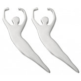 Sterling Silver Male Ballet Dance 5th Pas de Poisson Earrings - TimeLine Gifts